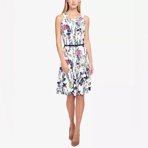 Tommy Hilfiger Floral Printed Sleeveless A-Line Dress Women’s Size 8